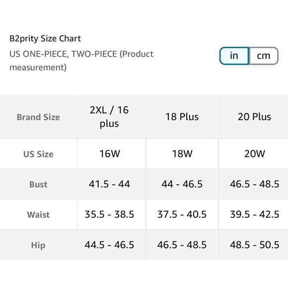 B2prity One Piece Swimdress Black Size 2XL(16W) New With Tag - Picture 5 of 10